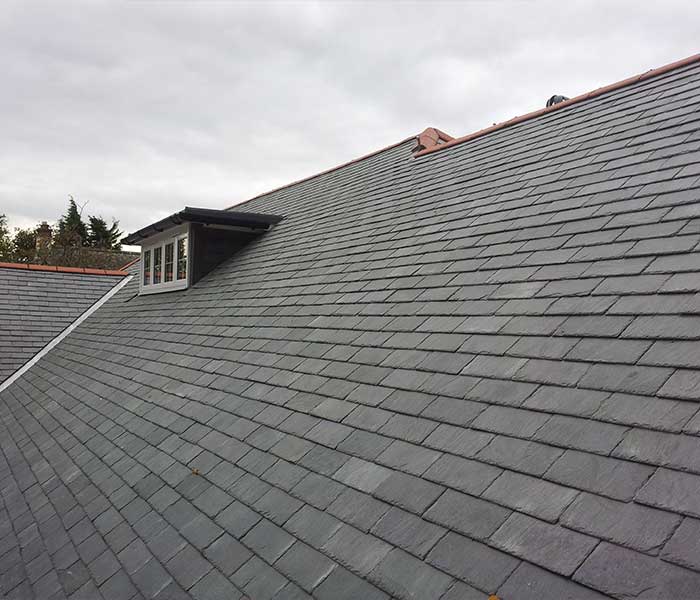 Slate roof